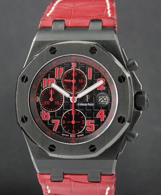 (image for) Audemars Piguet Offshore Chronograph "Las Vegas Strip" L. Edition 400pcs Black PVD Steel / 26186SN.OO.D101CR.01